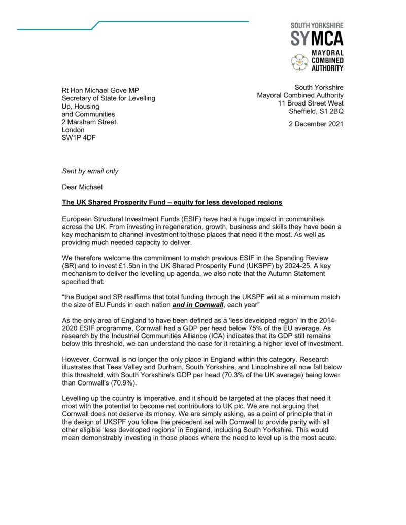 Letter to Gove